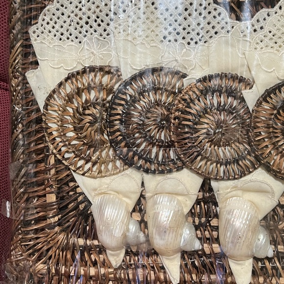 Vintage Tiki Coastal Place Settings for Six 24 Pieces Placements Napkin Rings - Picture 3 of 12